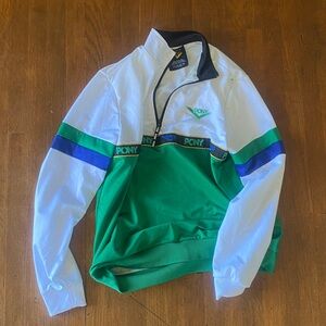 Pony Black and White Mesh Jacket